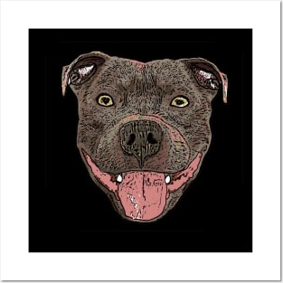 Staffordshire Bull Terrier Posters and Art